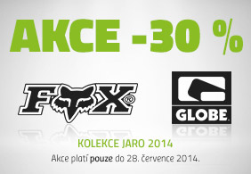 Akce! Fox a Globe -30 %!