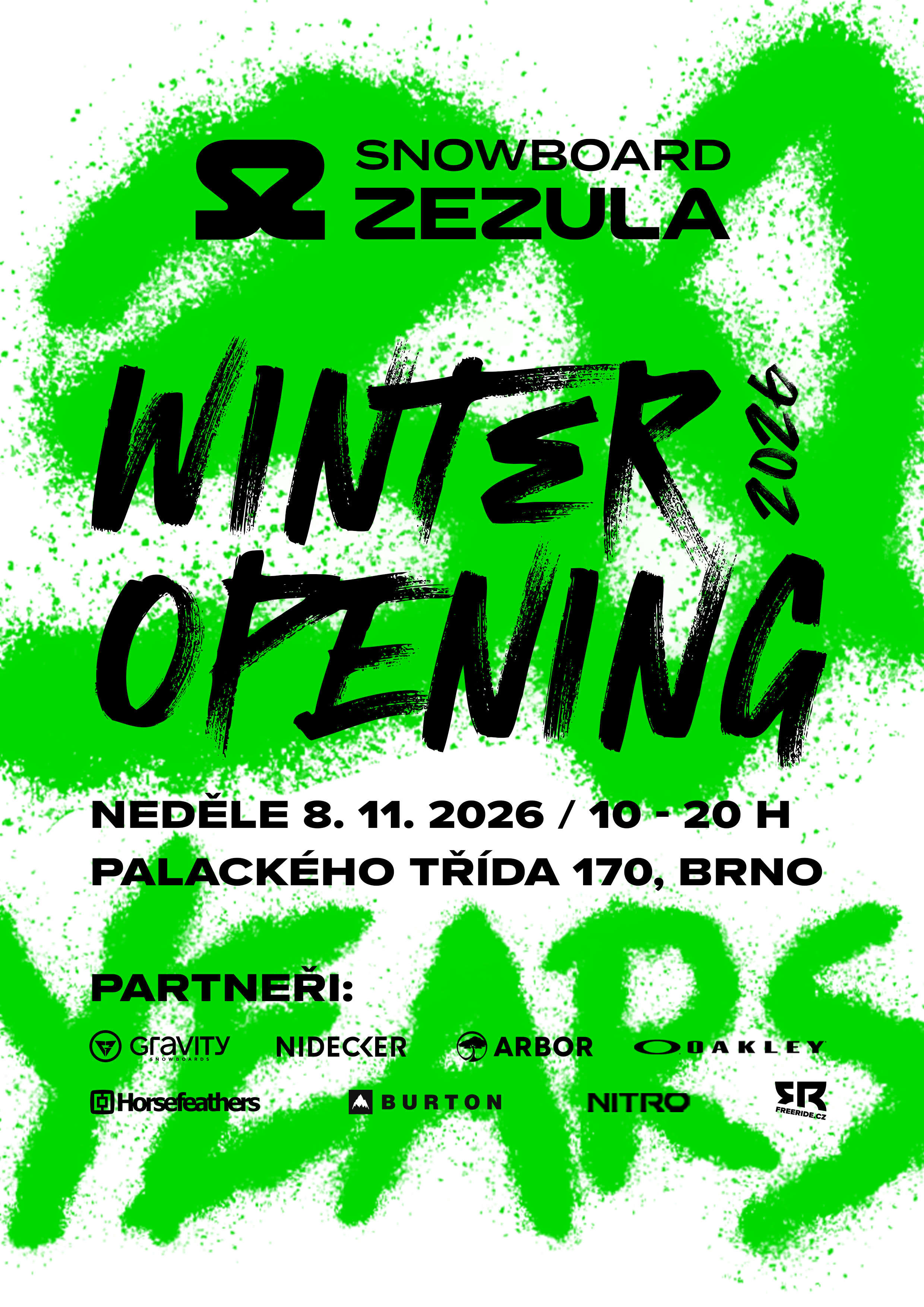 SNOWBOARD ZEZULA Winter Opening 2026: Odstartujeme třicátou zimu!