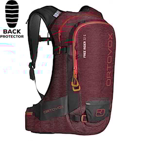 Batoh na snowboard Ortovox Free Rider 22 S dark blood blend 2020/2021