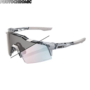 Bike brýle 100% Speedcraft SL polshd translcnt grey | rose gold mirror photoch 2025