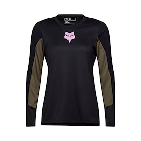 Bike dres Fox Wms Defend LS Jersey Park black 2025