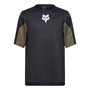 Bike dres Fox Youth Defend SS Jersey Park black 2025