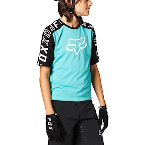 Bike koszulki Fox Youth Ranger DR SS teal 2021