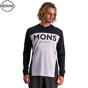 Bike jersey Mons Royale Redwood Enduro VLS black/grey marl 2021