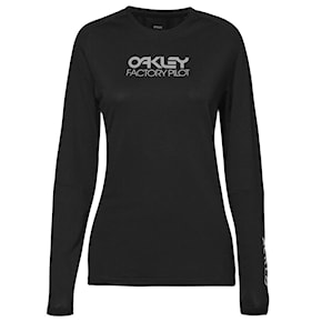 Bike koszulka Oakley Wms Factory Pilot LS blackout 2022