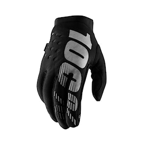 Bike rukavice 100% Brisker black/grey 2021