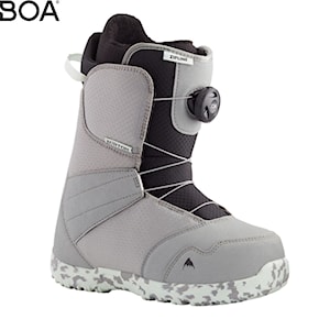 Boty na snowboard Burton Zipline Boa gray/neo-mint 2024