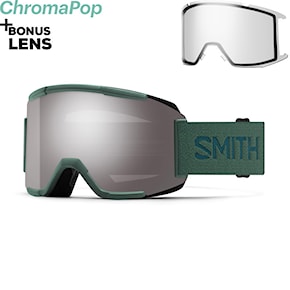 Snowboardové okuliare Smith Squad alpine green | cp sun platinum mirror+clear 2024