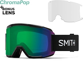 Snowboardové okuliare Smith Squad black | cp ed green miror+clear 2024