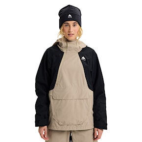 Bunda na snowboard Burton Wms Reserve 2L Relaxed Anorak summit taupe/true black 2026