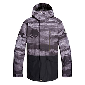 Kurtka Quiksilver Mission Printed Block black matte painting 2019/2020