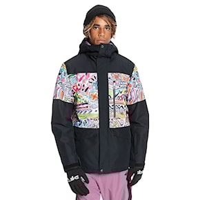 Bunda Quiksilver Mission Printed Block shocking orange quik archives 2021/2022