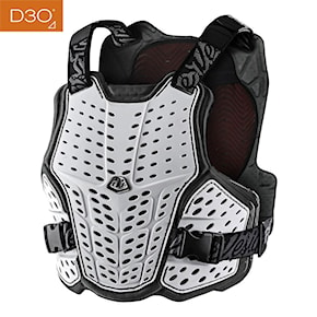 Chránič chrbtice na bicykel Troy Lee Designs Rockfight CE Flex Chest Protector Solid solid white 2024
