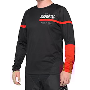 Bike dres 100% R-Core Jersey black/red 2020