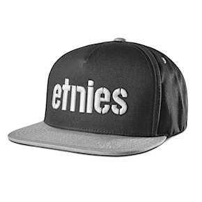 Kšiltovka Etnies Corp Snapback black/grey 2021