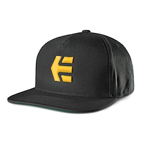 Kšiltovka Etnies Icon Snapback black/yellow 2021