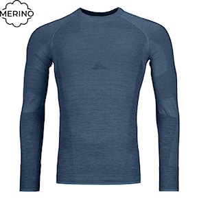 T-shirt ORTOVOX 230 Competition Long Sleeve petrol blue 2024