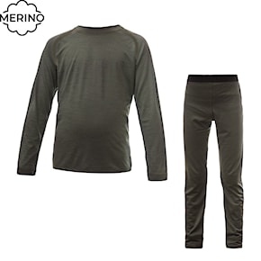 Sada funkčního prádla Sensor Merino Air Set olive green 2024