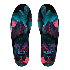 Anatomické vložky Gravity Wms Insole black/pink/teal