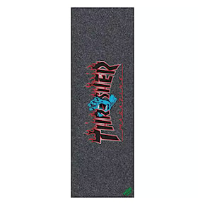 Skateboard Grip Tape MOB Thrasher X SC Screaming Flame Logo Grip black 2023