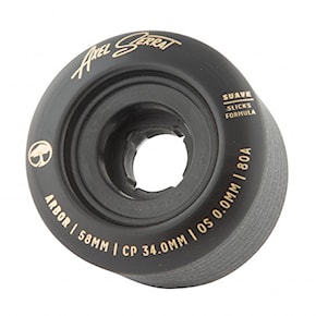 Longboard Wheels Arbor Suave Axel Serrat black