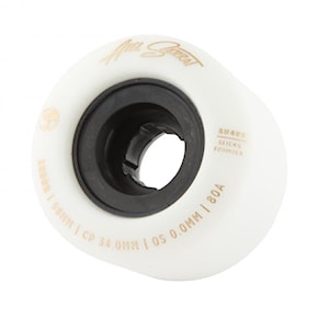 Longboard Wheels Arbor Suave Axel Serrat white