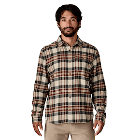 Shirt Patagonia M's L/S Lw Fjord Flannel Shirt paw: dried vanilla 2025