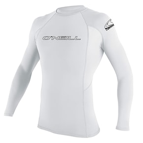 Lycra O'Neill Basic Skins L/s Rash Guard white 2020