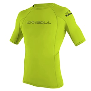 Lycra O'Neill Basic Skins S/s Rash Guard lime 2020