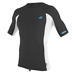 Lycra O'Neill Premium Skins S/S Rash Guard raven/white/raven 2020