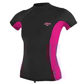 Lycra O'Neill Wms Premium Skins S/s Rash black/berry/black 2019