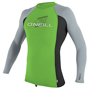 Lycra O'Neill Youth Premium Skins L/s Rash dayglo/black/dayglo 2019