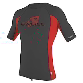 Lycra O'Neill Youth Premium Skins S/S Rash raven/red/raven 2021