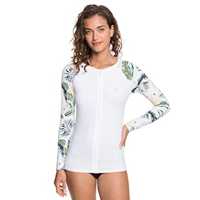 Lycra Roxy Roxy Bloom Zip Ls bright white praslin 2021
