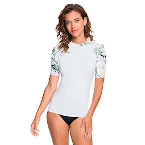 Lycra Roxy Roxy Bloom Zip Ss bright white praslin 2021