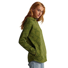 Mikina Burton Hixon Pullover pesto green heather faded dot 2020