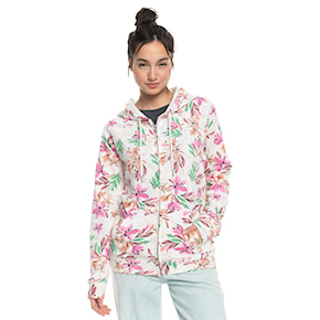 Mikina Roxy Dive Deep Hoodie snow white happy tropical 2024