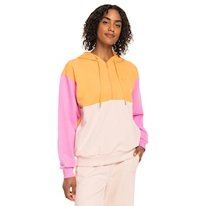 Mikina Roxy Essential Energy Cblock Hoodie mock orange 2023