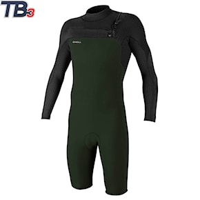 Neoprén O'Neill Hyperfreak CZ 2 mm L/S Spring dark olive/black 2021