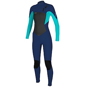 Pianka neoprenowa O'Neill Wms Epic 3/2 Chest Zip Full navy/light aqua 2021