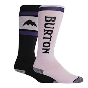 Snowboard Socks Burton Wms Weekend Midweight 2Pk elderberry 2022/2023