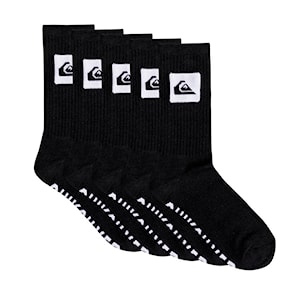 Socks Quiksilver 5 Crew Pack black 2021