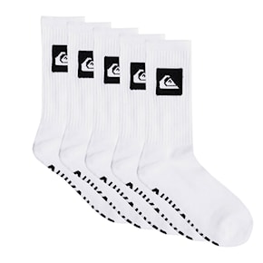 Socks Quiksilver 5 Crew Pack white 2021