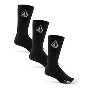 Socks Volcom Full Stone Sock 3Pk black 2024