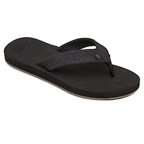 Žabky Quiksilver Left Coasta black/black/brown 2022