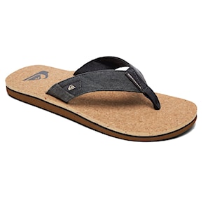 Žabky Quiksilver Molokai Abyss Cork black/brown/brown 2020