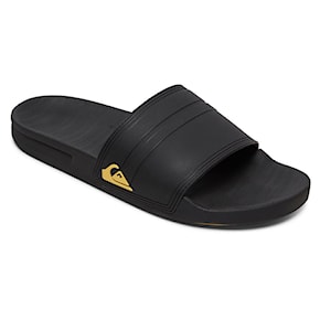 Quiksilver Rivi Slide black/black/yellow 2021