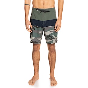 Boardshortky Quiksilver Surfsilk Panel 18 thyme 2021
