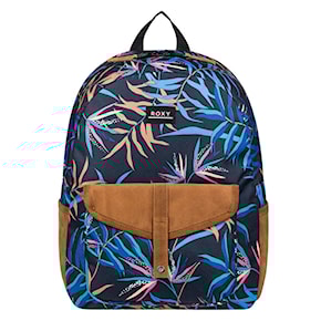 Batoh Roxy Carribean anthracite wild leaves 2020