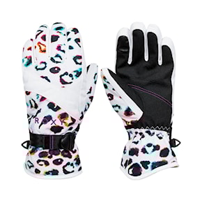 Rukavice Roxy Jetty Girl bright white leops girl 2021/2022